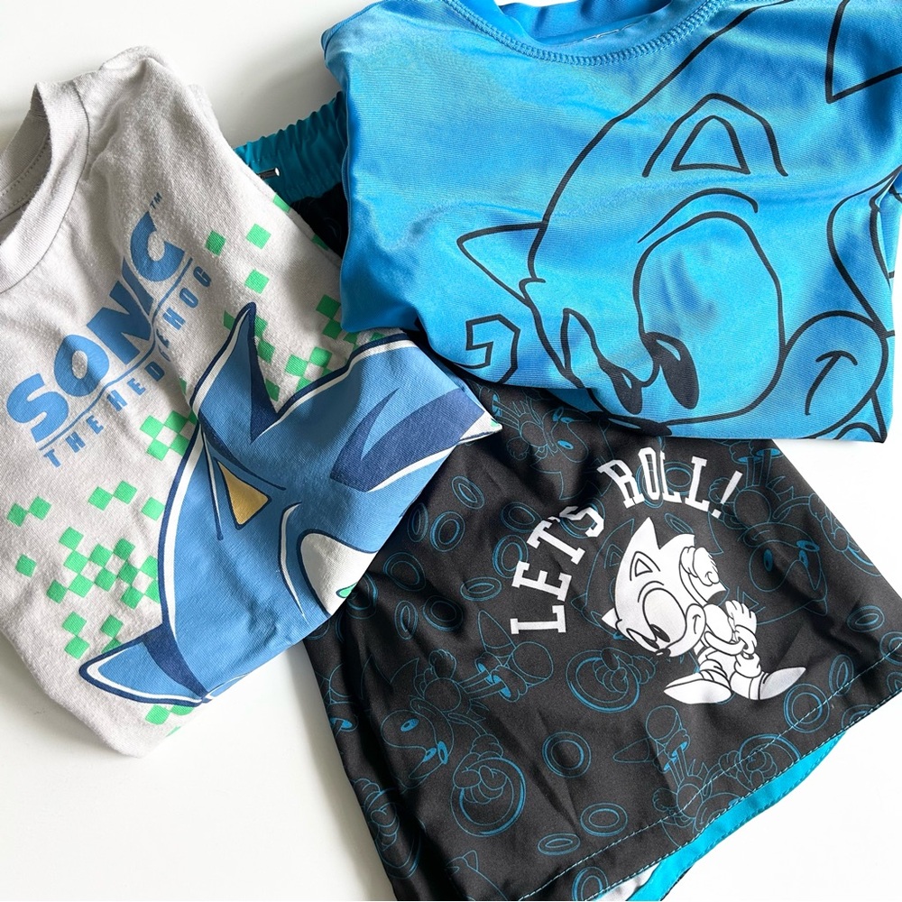 Sonic Bathing Suit Set Small